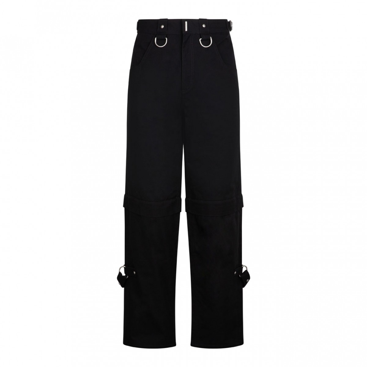 Black Two-in-One Detachable Trousers