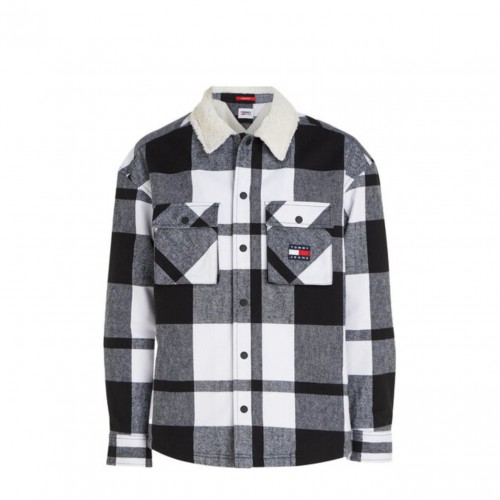 Black Check Sherpa Lined...