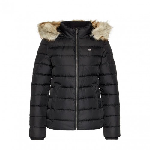 Black Basic Down Jacket