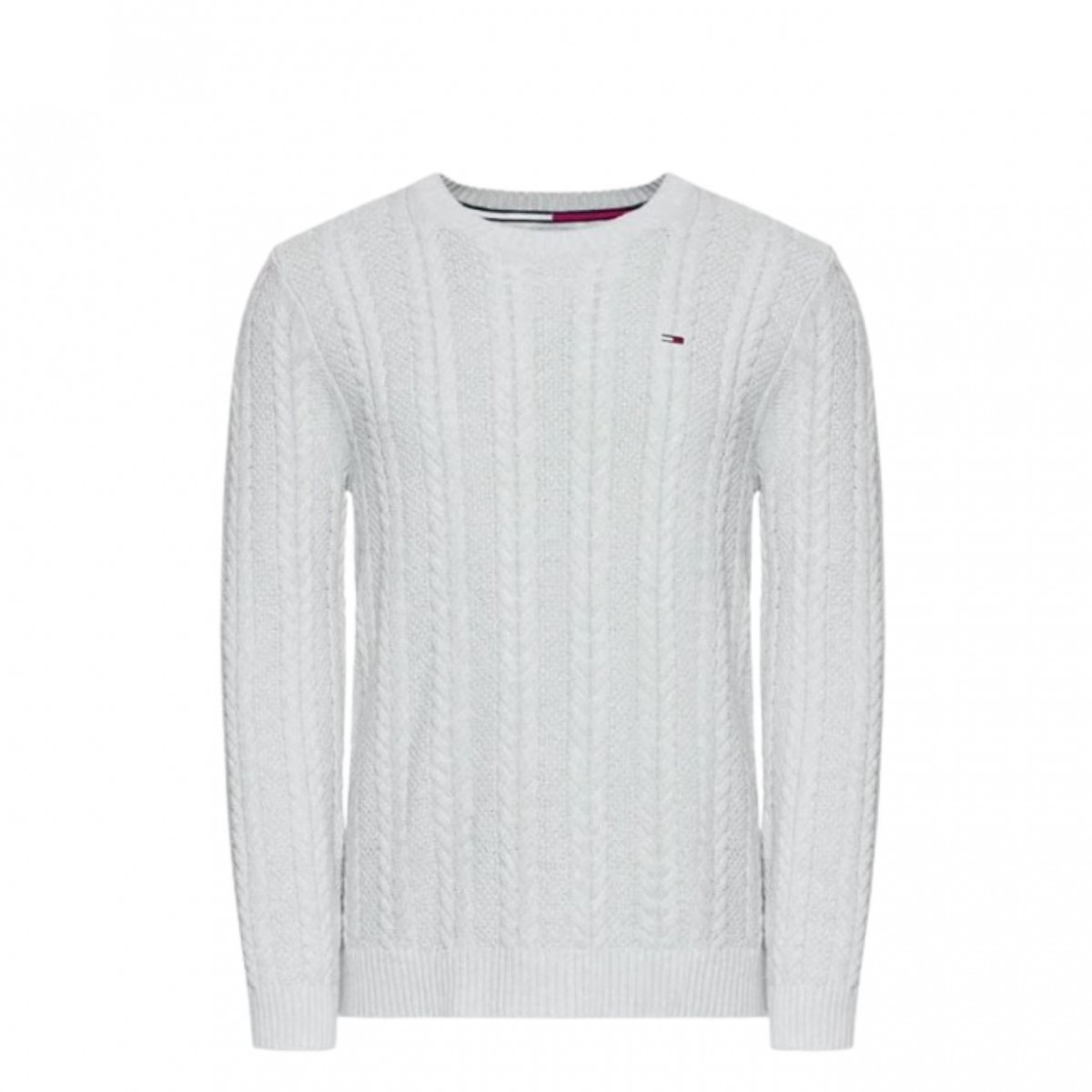 Silver Crew-Neck Jumper