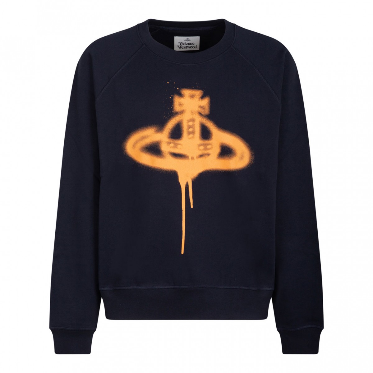 Navy Blue Spray Orb Jumper