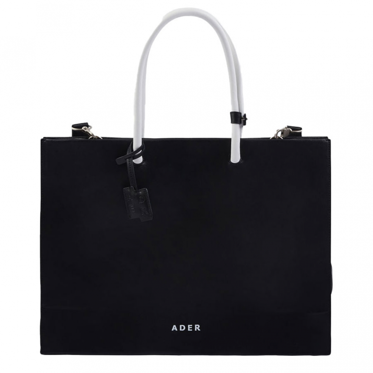 Black Wide Shopper Bag