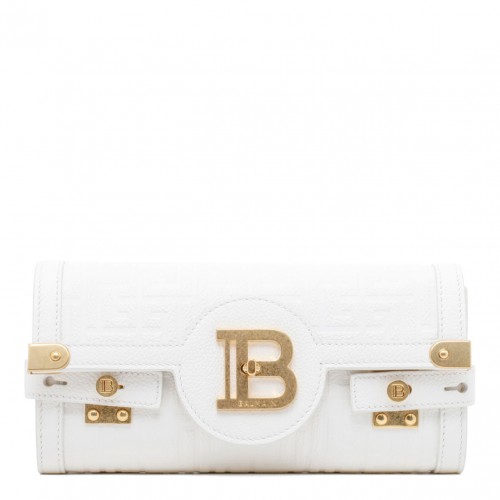 White B Buzz 23 Clutch Bag