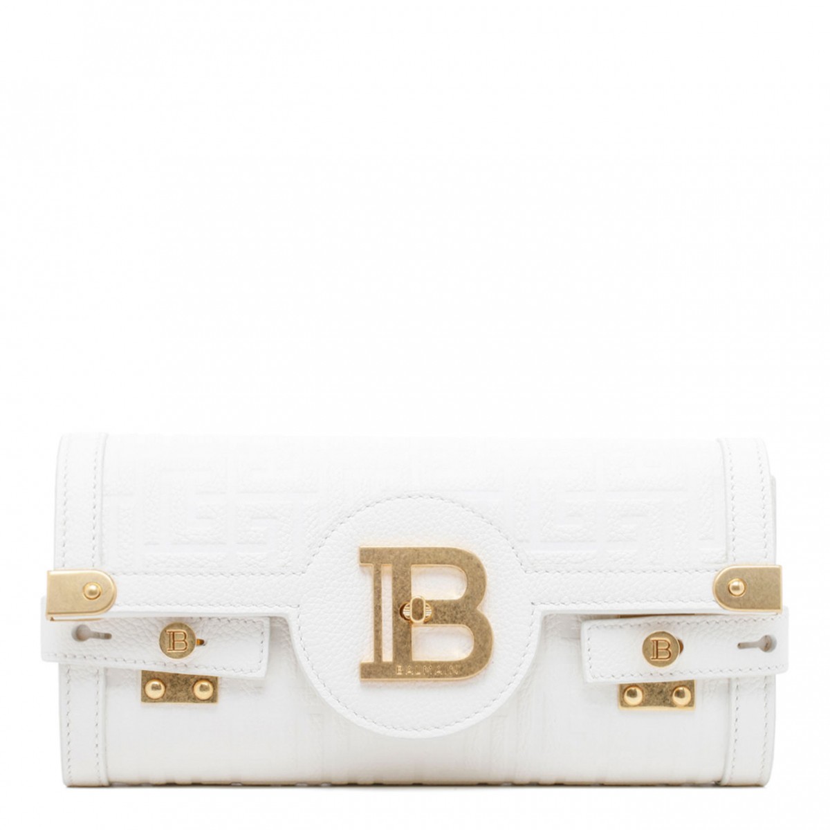 White B Buzz 23 Clutch Bag