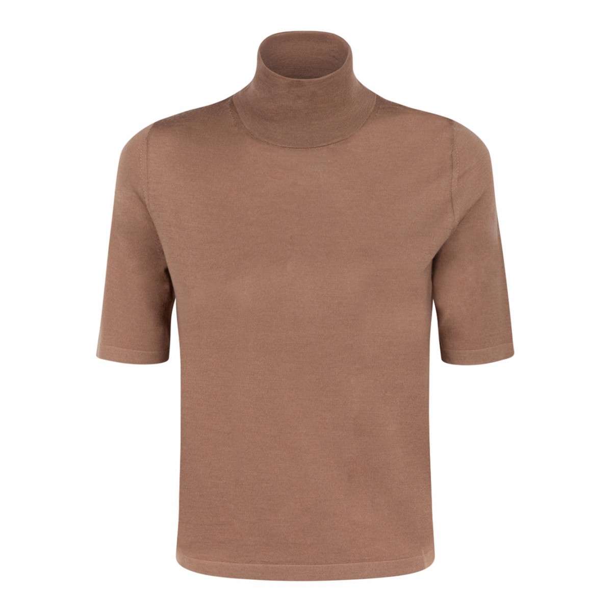 Camel Brown Turtleneck Sweater