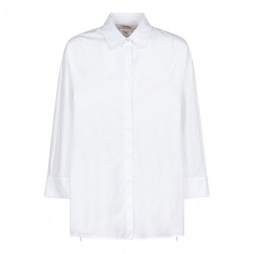 White Delfina Popeline Shirt