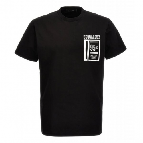 Black Logo Print T-Shirt