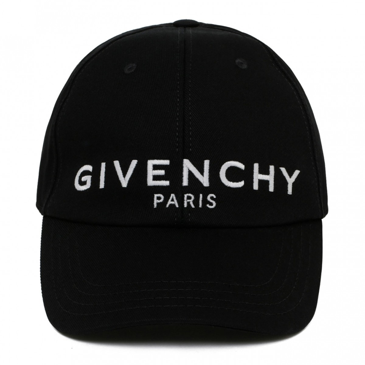 Black Embroidered Cap