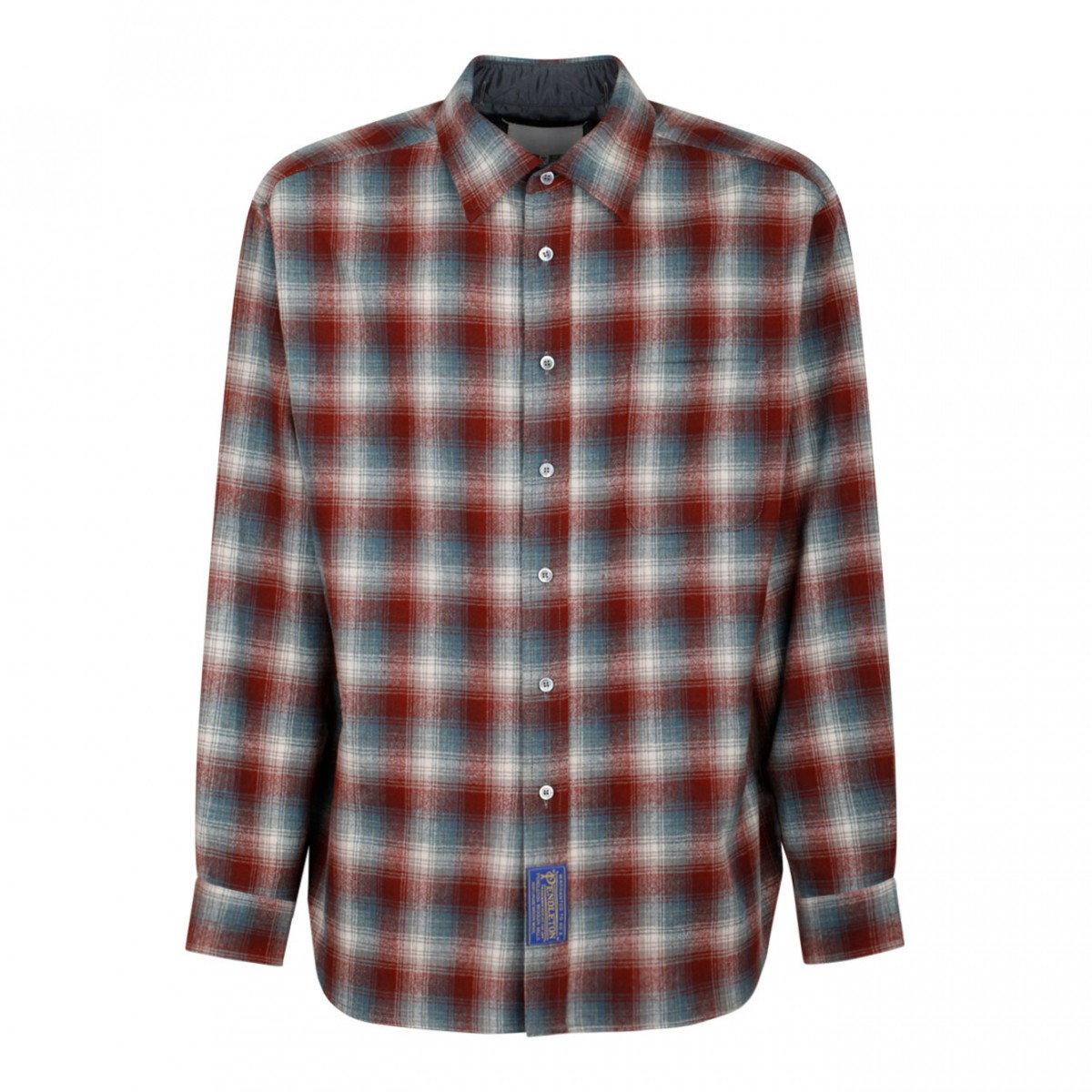 Maison Margiela Rust Pendleton Wool Shirt