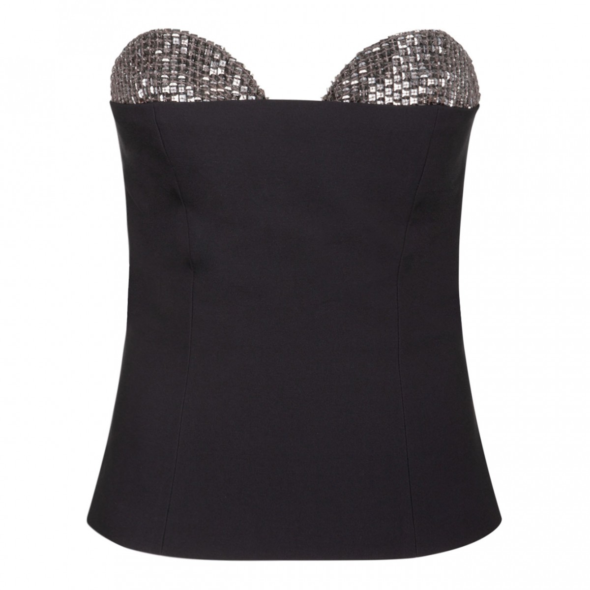 Black Rhinestone Top