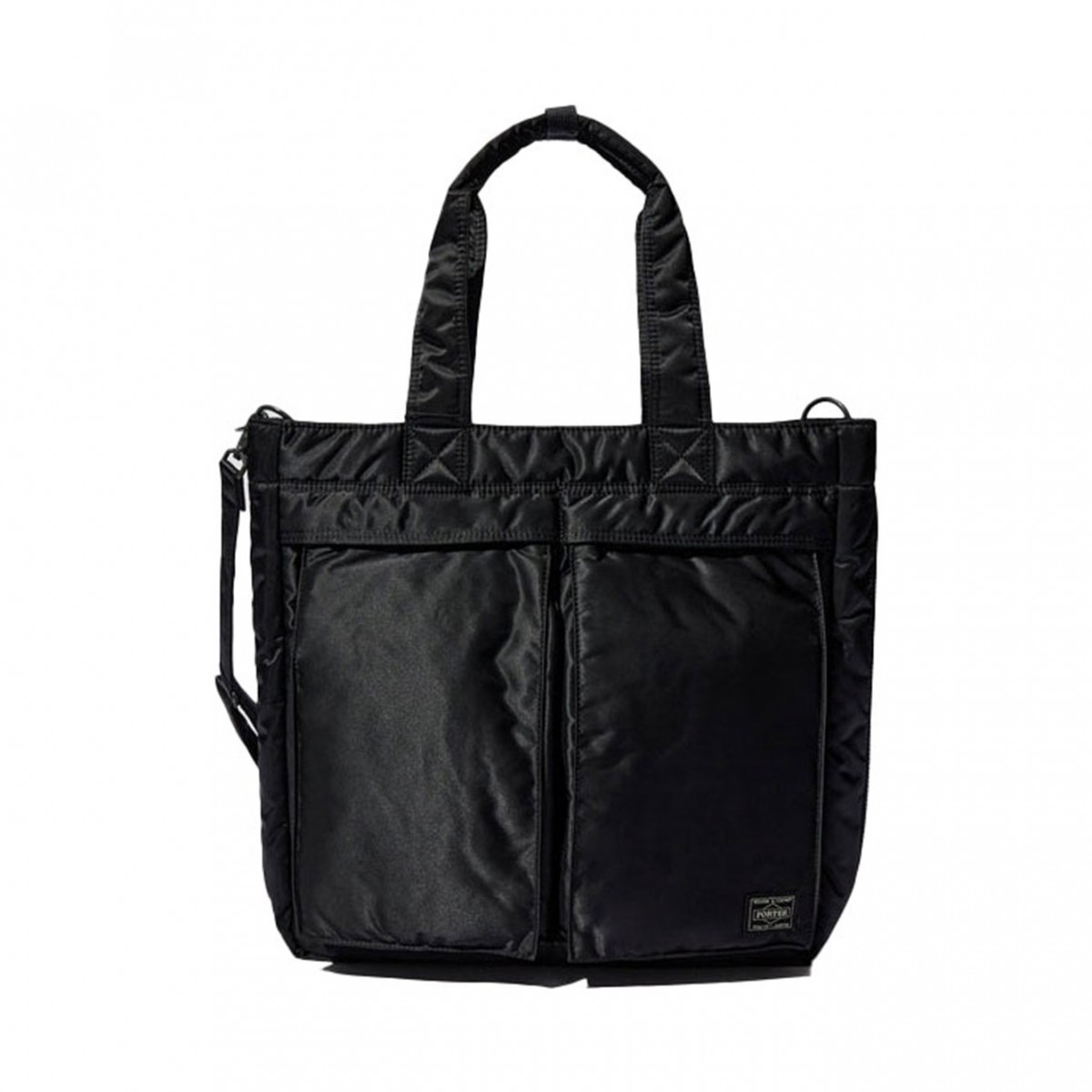 Black Two Way Tote Bag