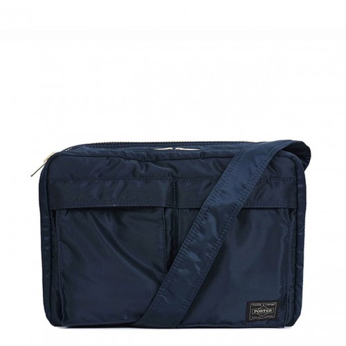 Blue Large Tanker Shoulder Bag