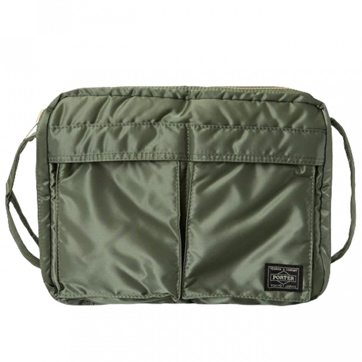 Sage Green Tanker Shoulder Bag