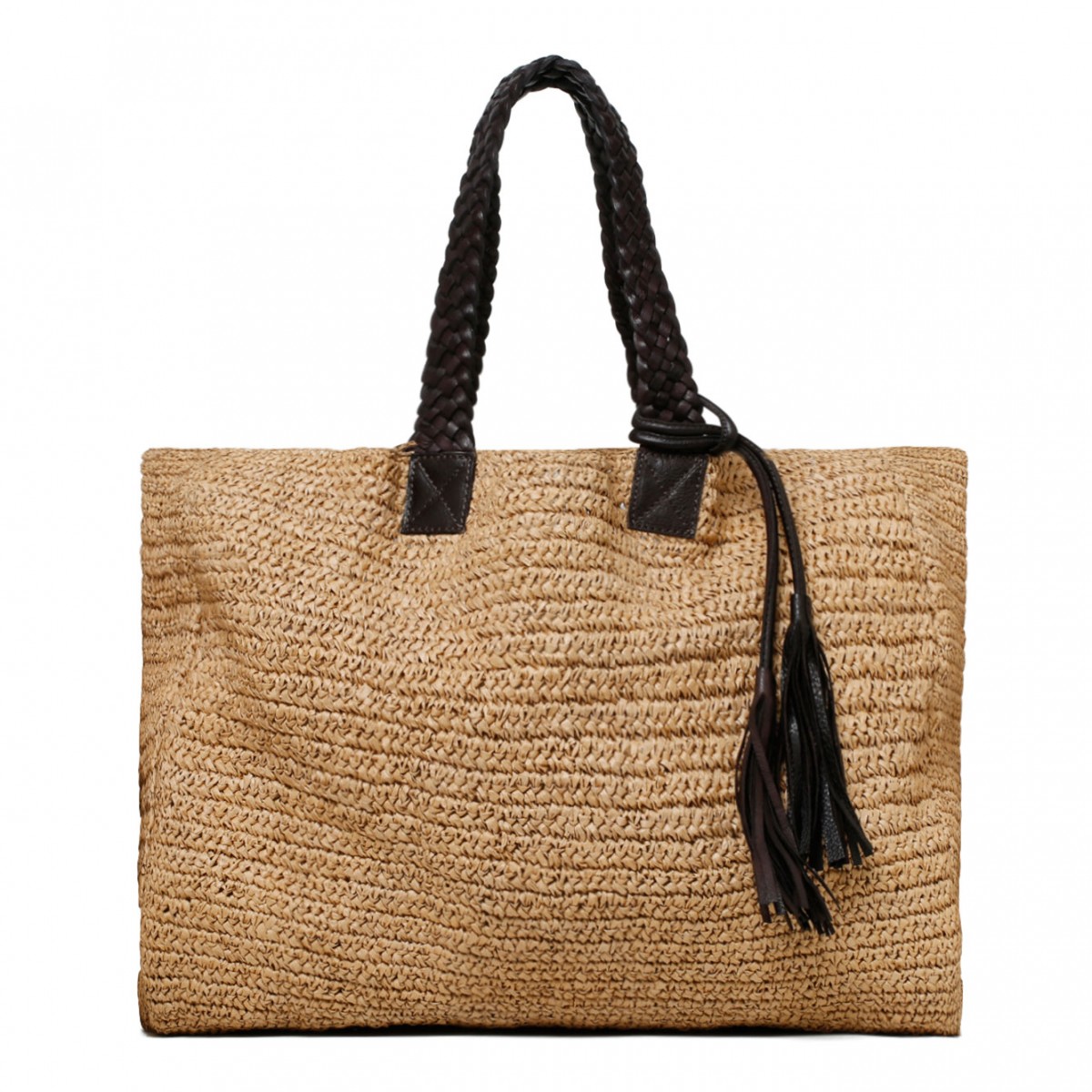 Large Raffia Tote Bag