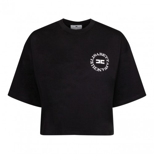 Black Logo Print T-Shirt