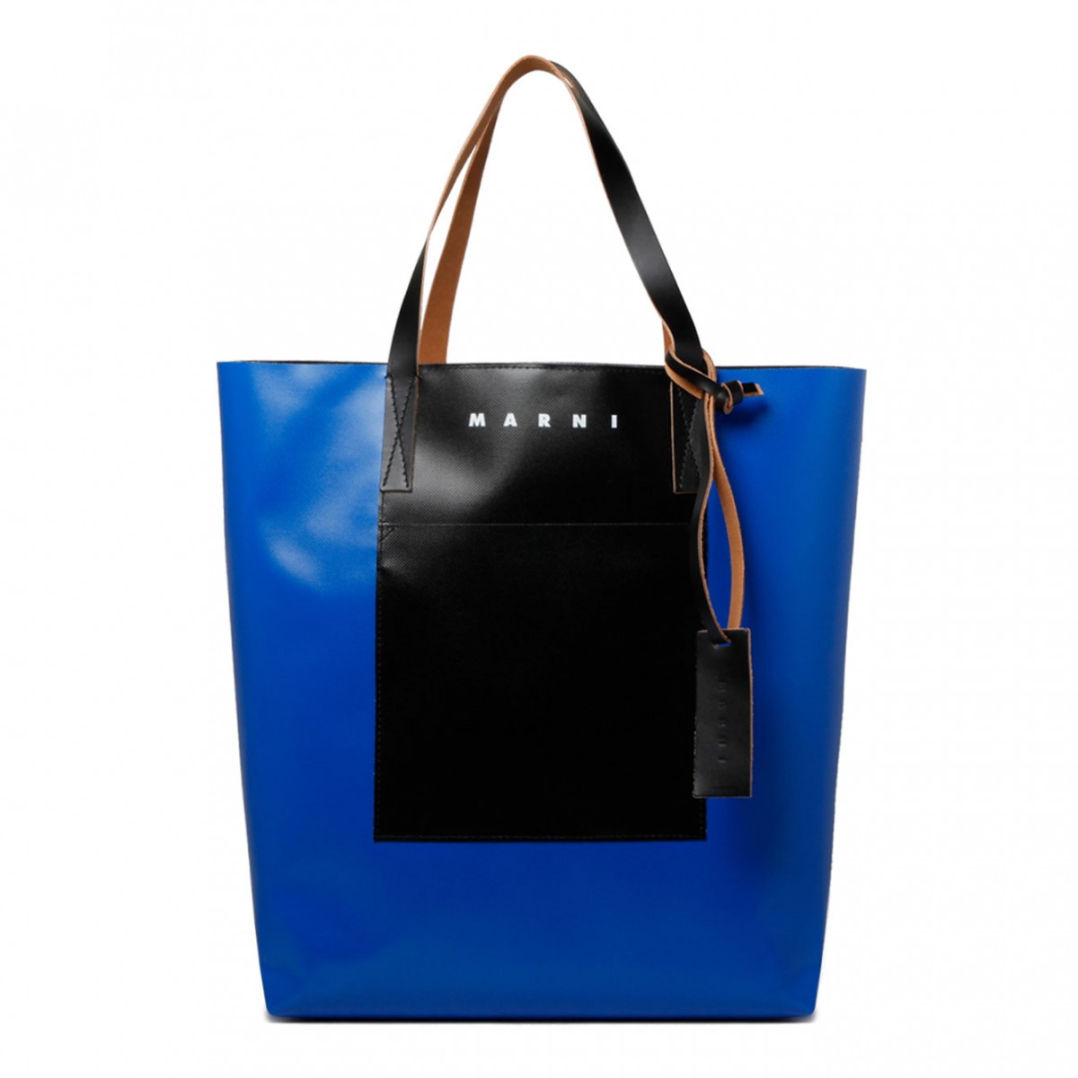 Marni Shopping Bag Blue And Black