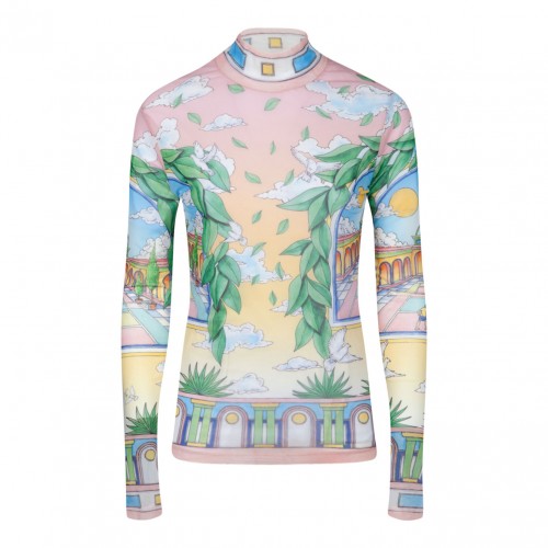 Multicolour Graphic Print Top