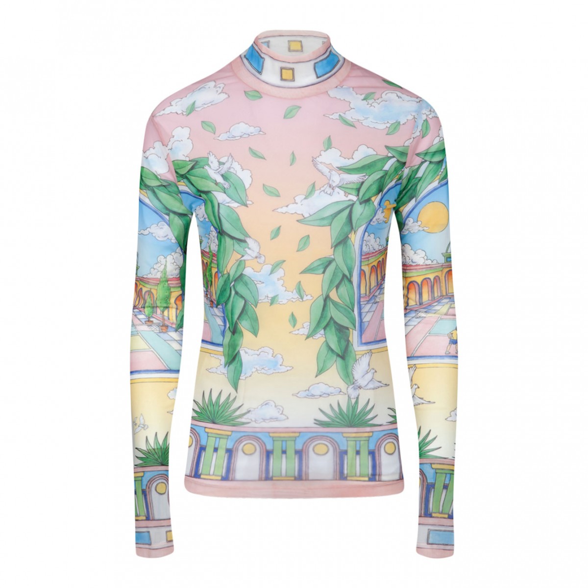 Multicolour Graphic Print Top