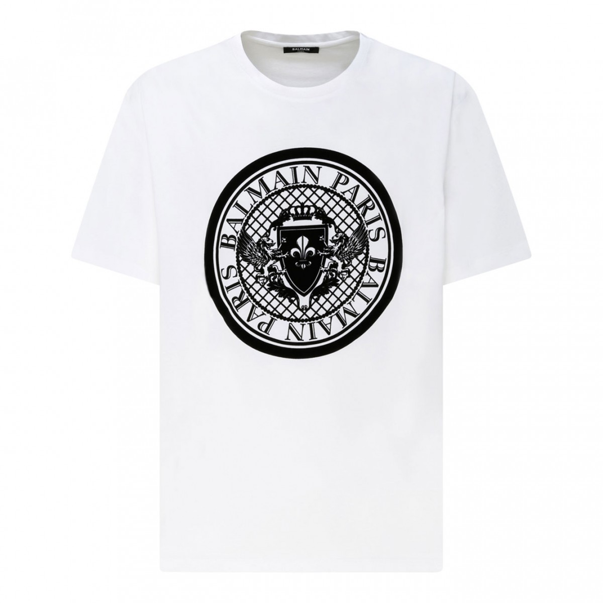 White Organic Cotton Logo Print T-Shirt