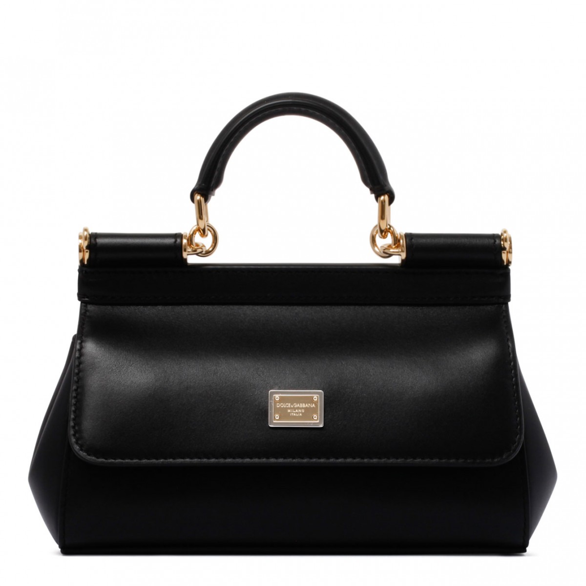 Black Sicily Small Handbag