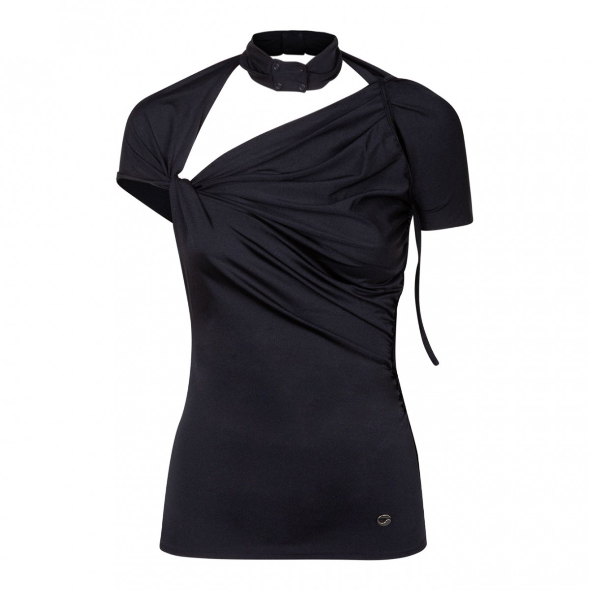 Coperni Black Cut Out T-Shirt