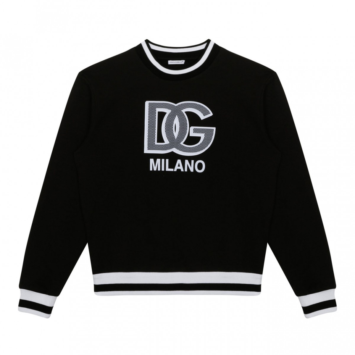 Black Logo Print Sweatshirt