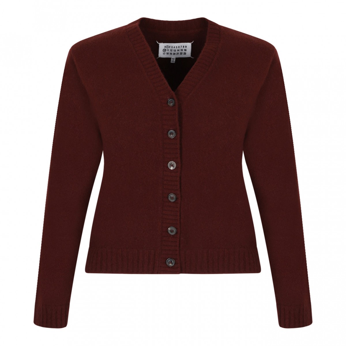 Bordeaux Red Cardigan