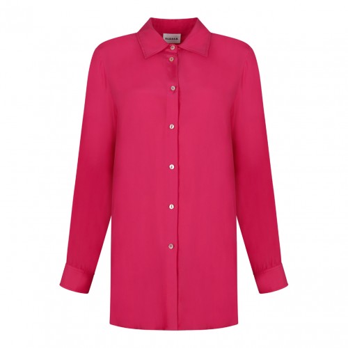 Fuchsia Silk Shirt