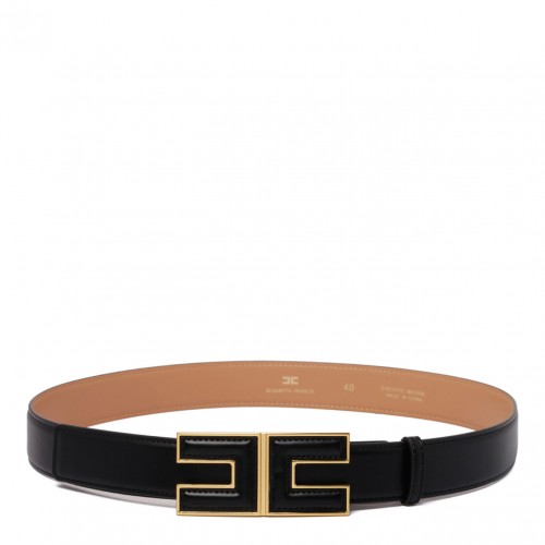 Black Logo Buckle Belt