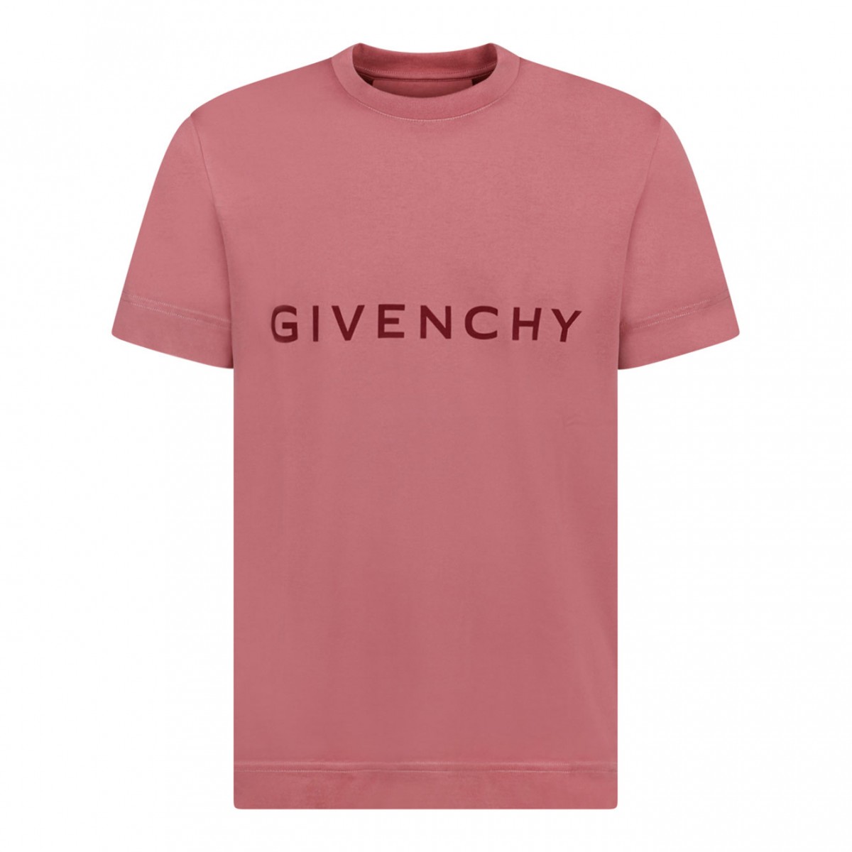 Old Pink Logo Print T-Shirt