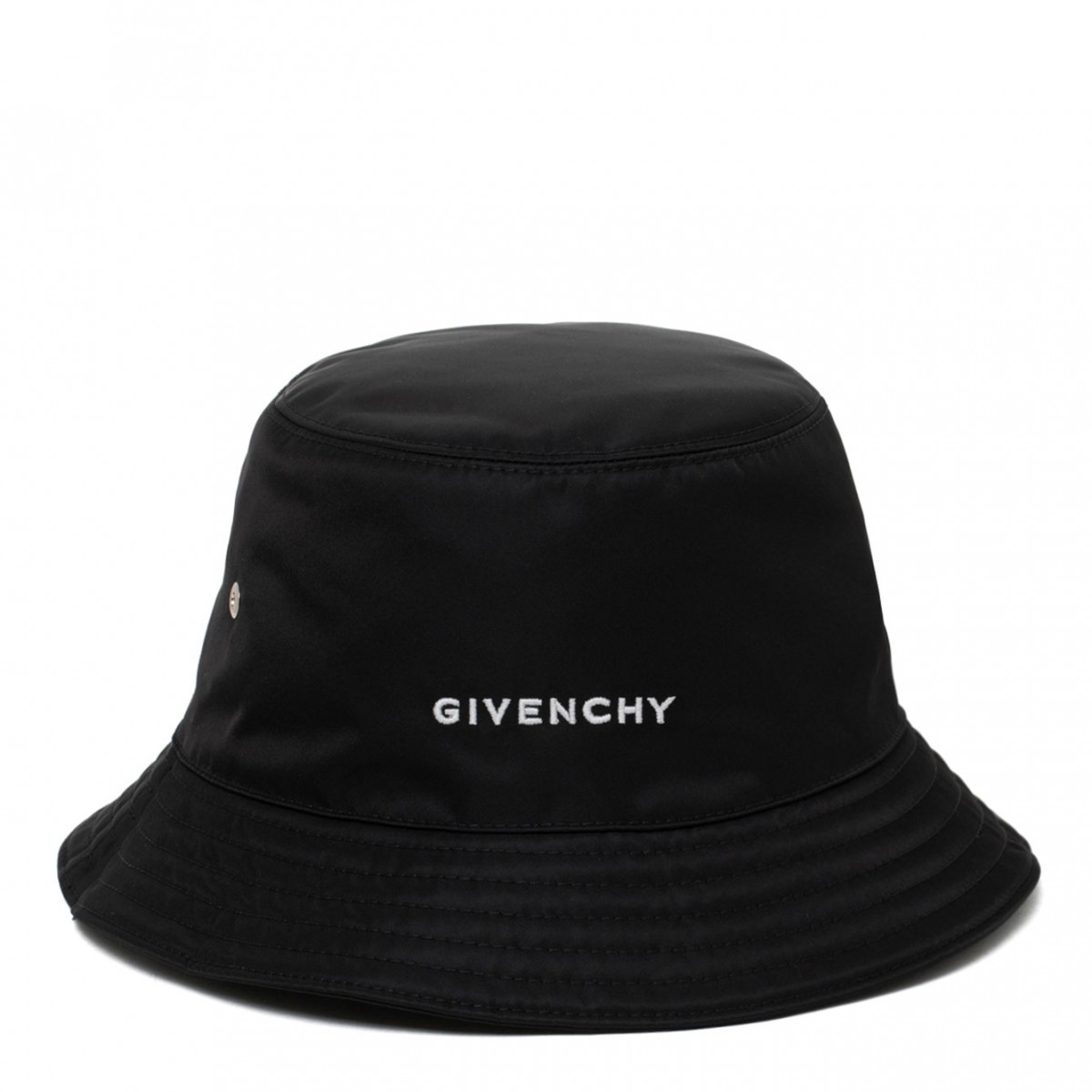 Black Nylon Bucket Hat