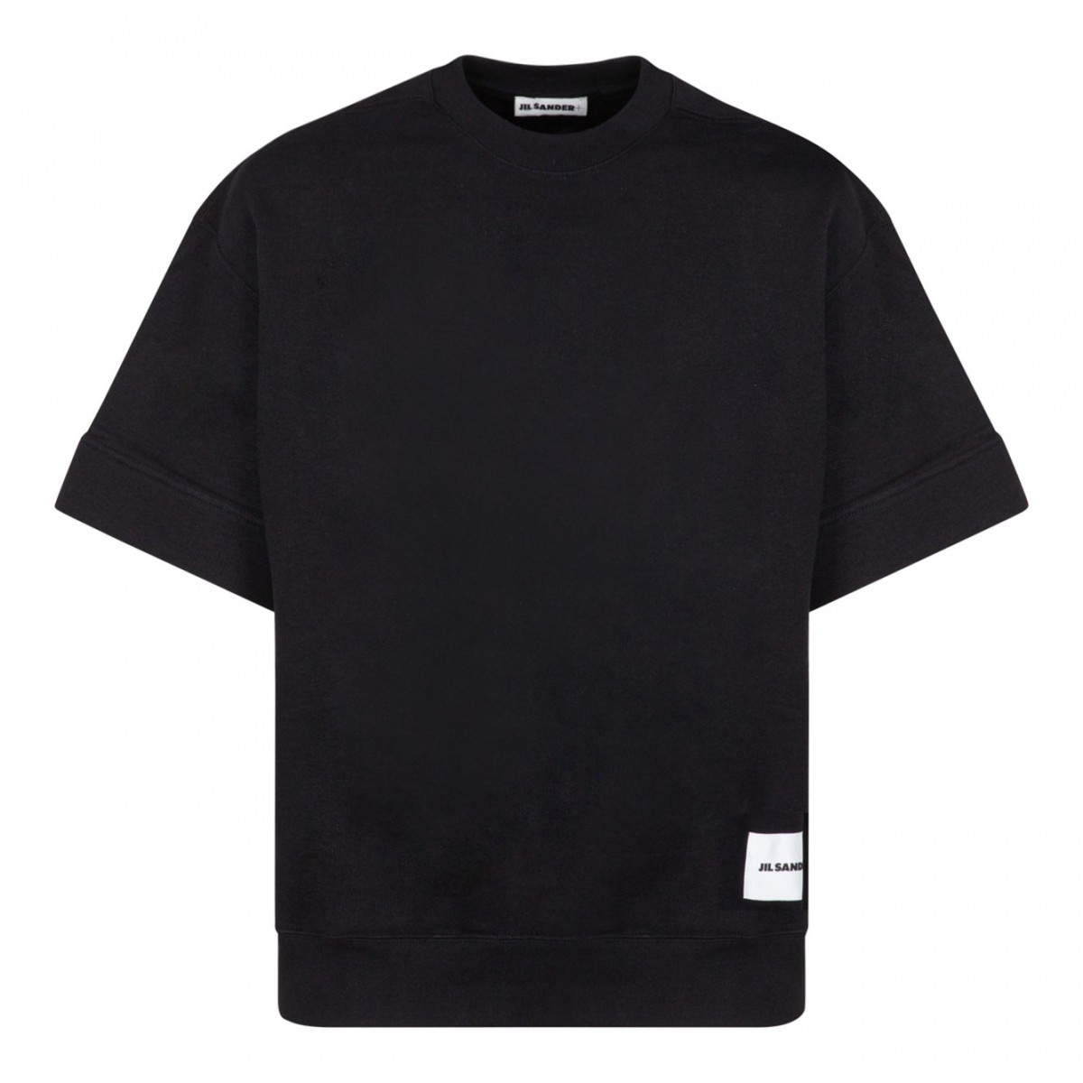 Jil Sander Black Logo Patch Sweatshirt