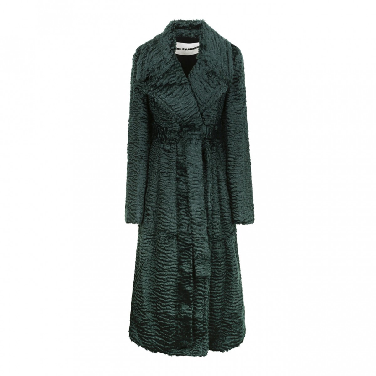 Dark Green Belted Coat