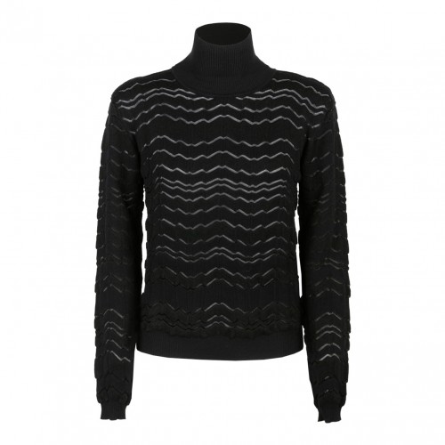 Black ZigZag Sweater