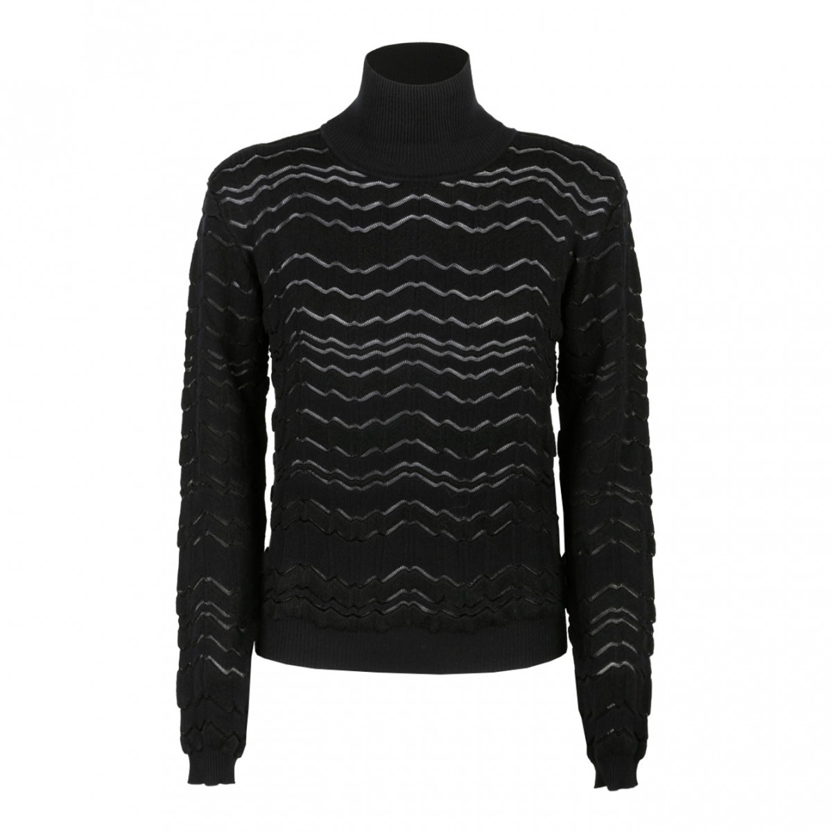 Black ZigZag Sweater