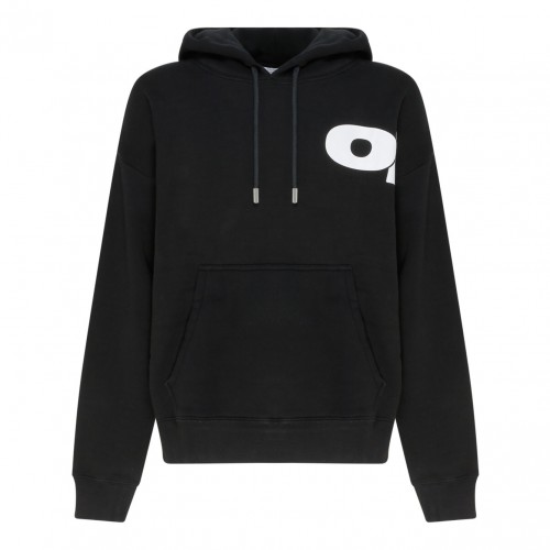 Black Shared Logo Hoodie