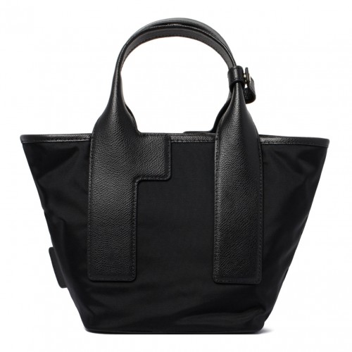 Black Piuma S Tote Bag