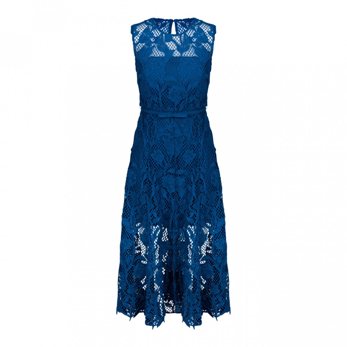 Cobalt Blue Lace Dress COLOGNESE 1882