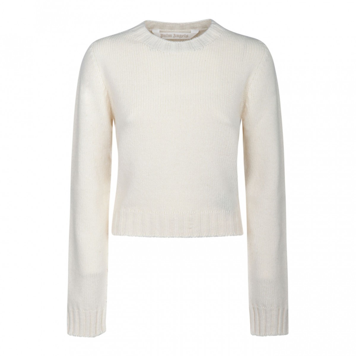 Palm Angels Ivory White Jumper