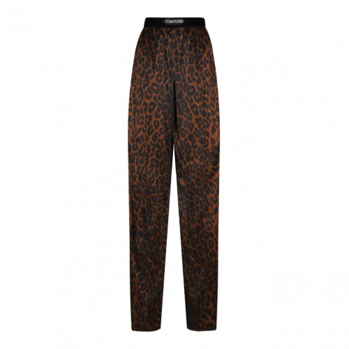 Leopard Print Pyjama Bottoms