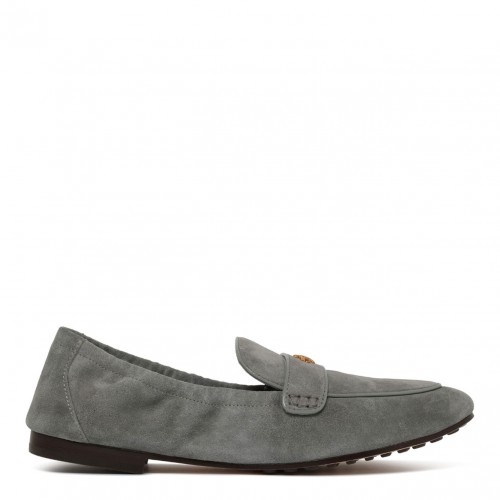 Blue and Grey Loafers