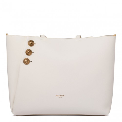 White Embleme Tote Bag