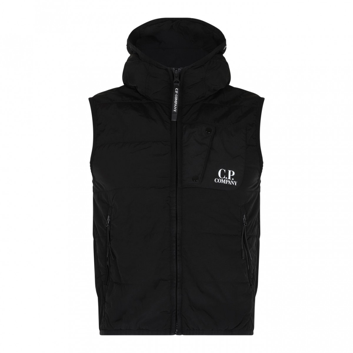 Black Padded Gilet