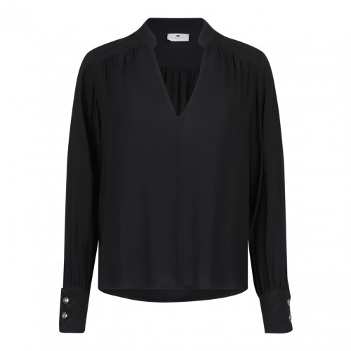 Black Georgette Blouse