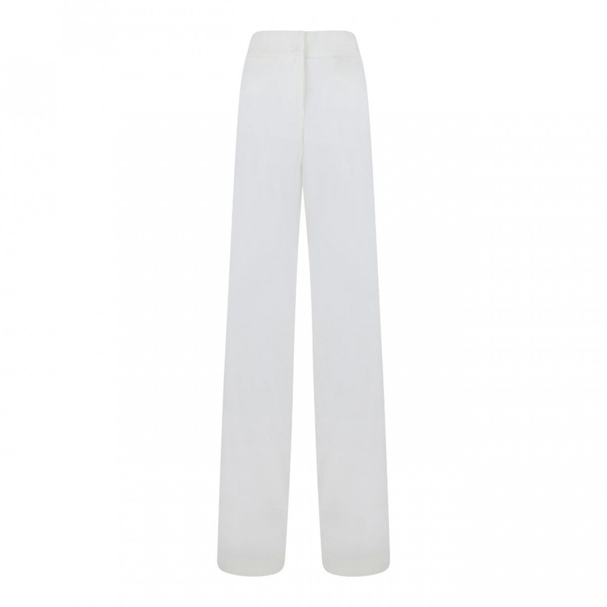 White Wide Leg Trosuers