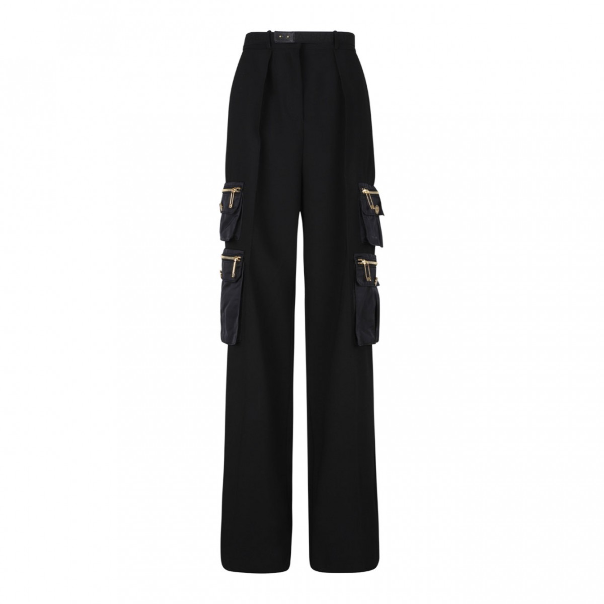 Black Belted Trousers