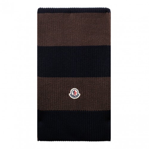 Brown and Black Scarf