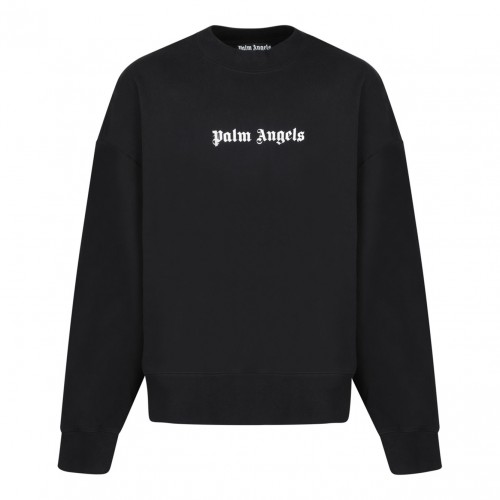 Black Logo Print Sweatshirt