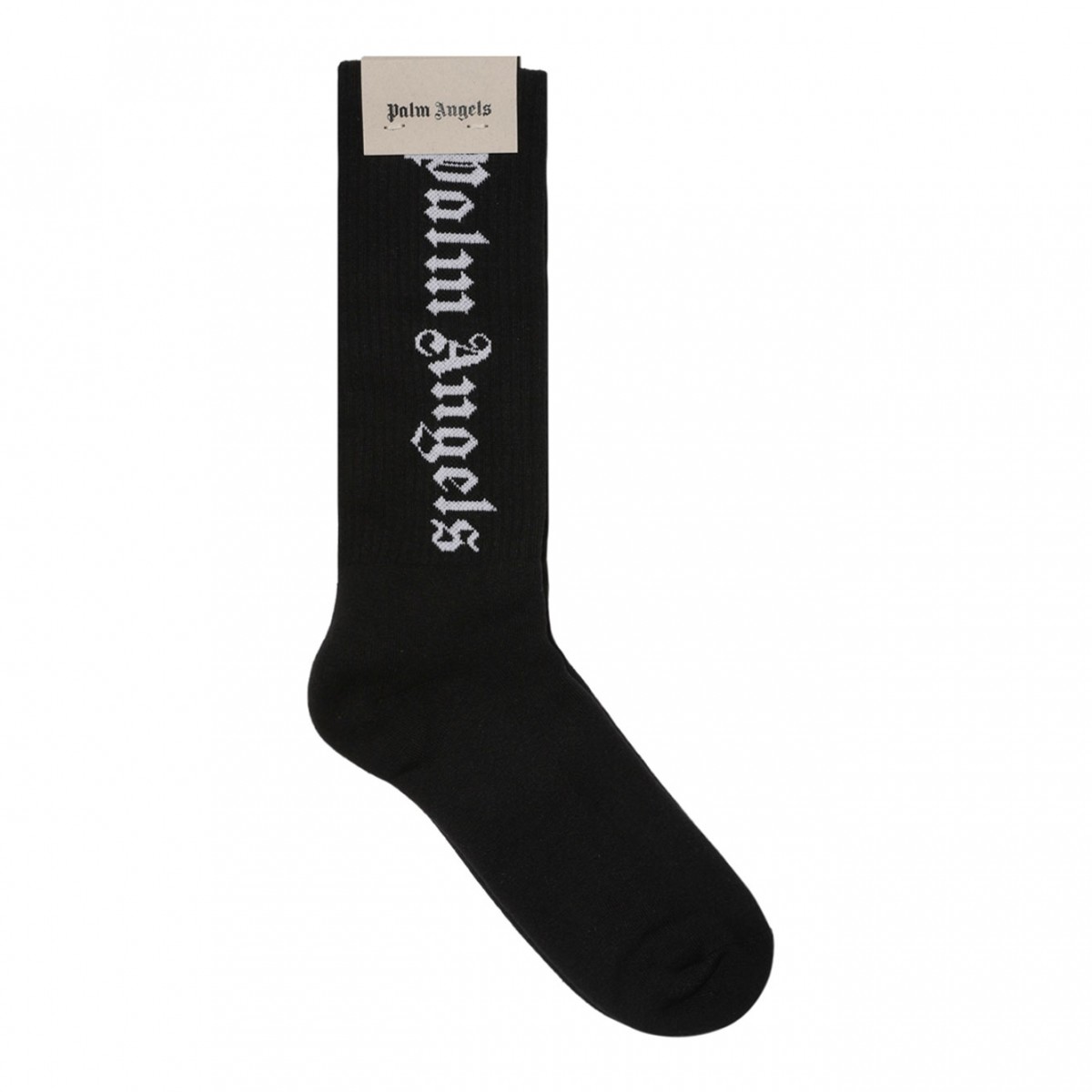 Intarsia Logo Socks