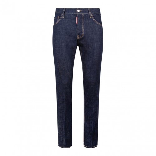 Navy Blue Slim Fit Jeans